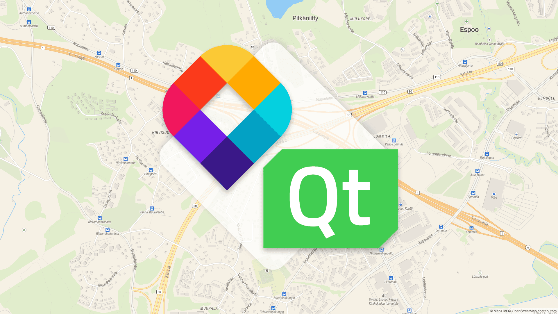 Maps in QT for automotive