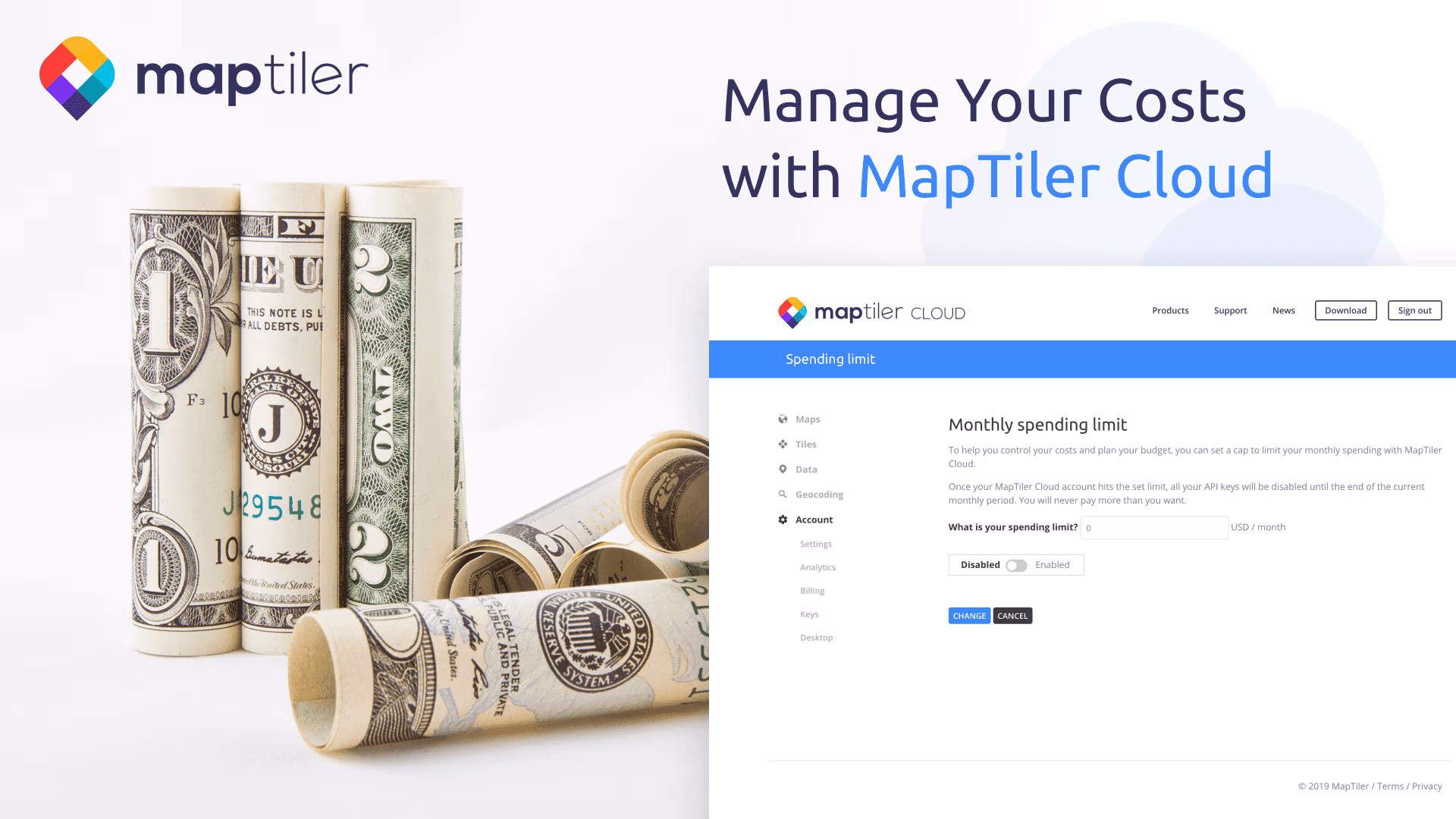 Affordable map provider