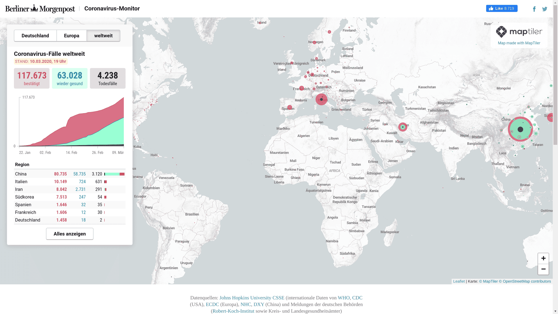 Maps for newspapers