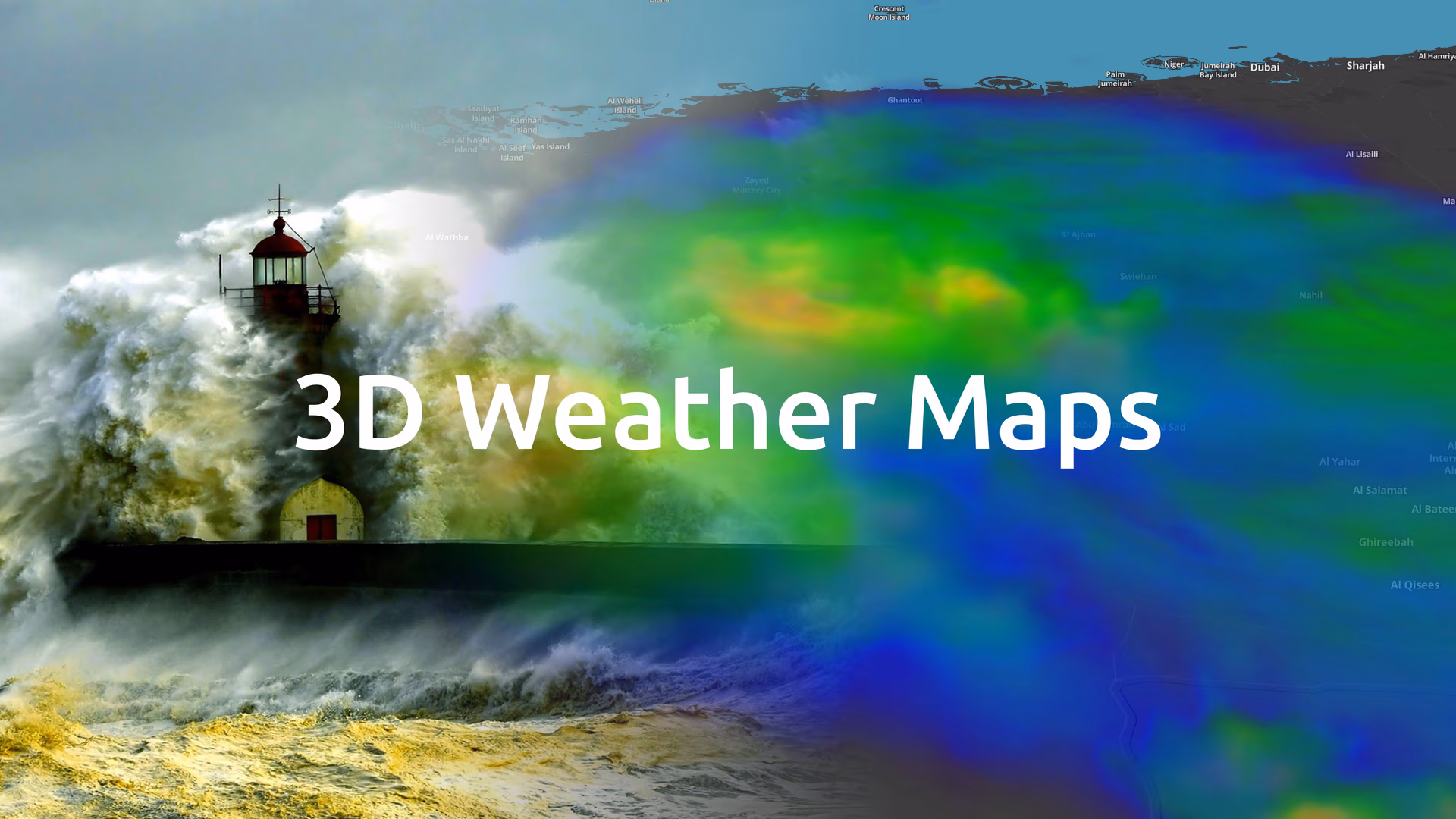3D weather maps