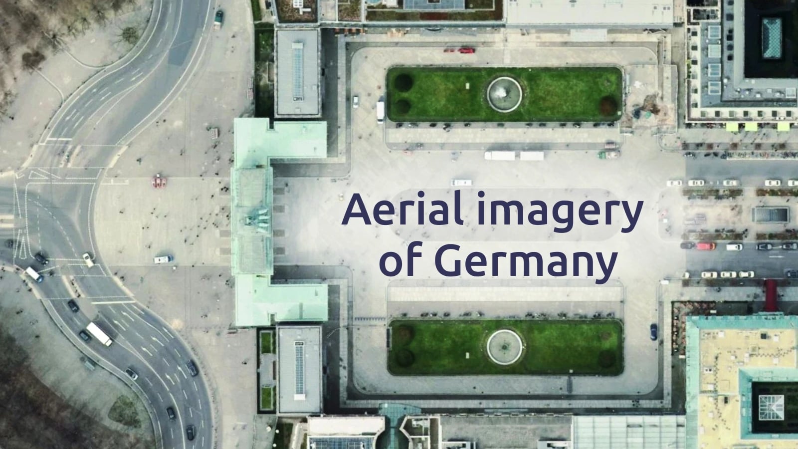 High-res satellite map of Germany