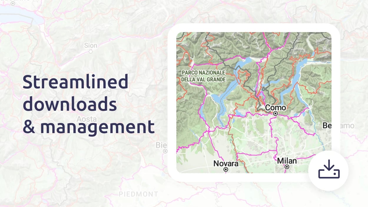 Streamlined downloads & managements