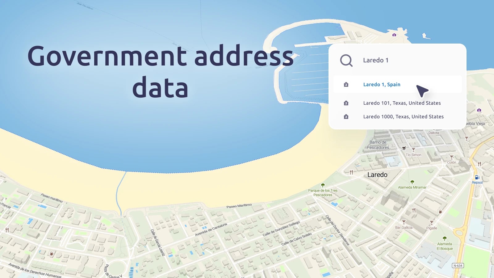Government address data
