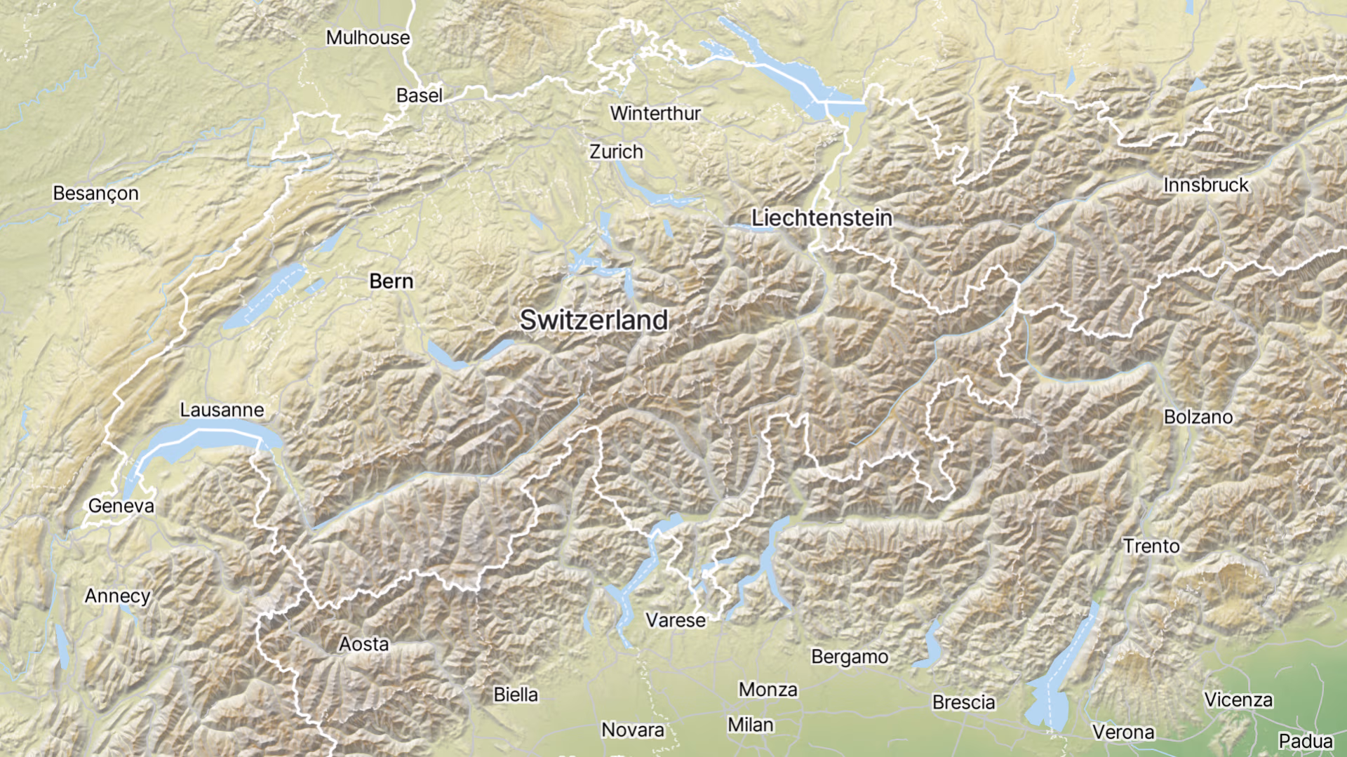 New hillshading and color relief functionality