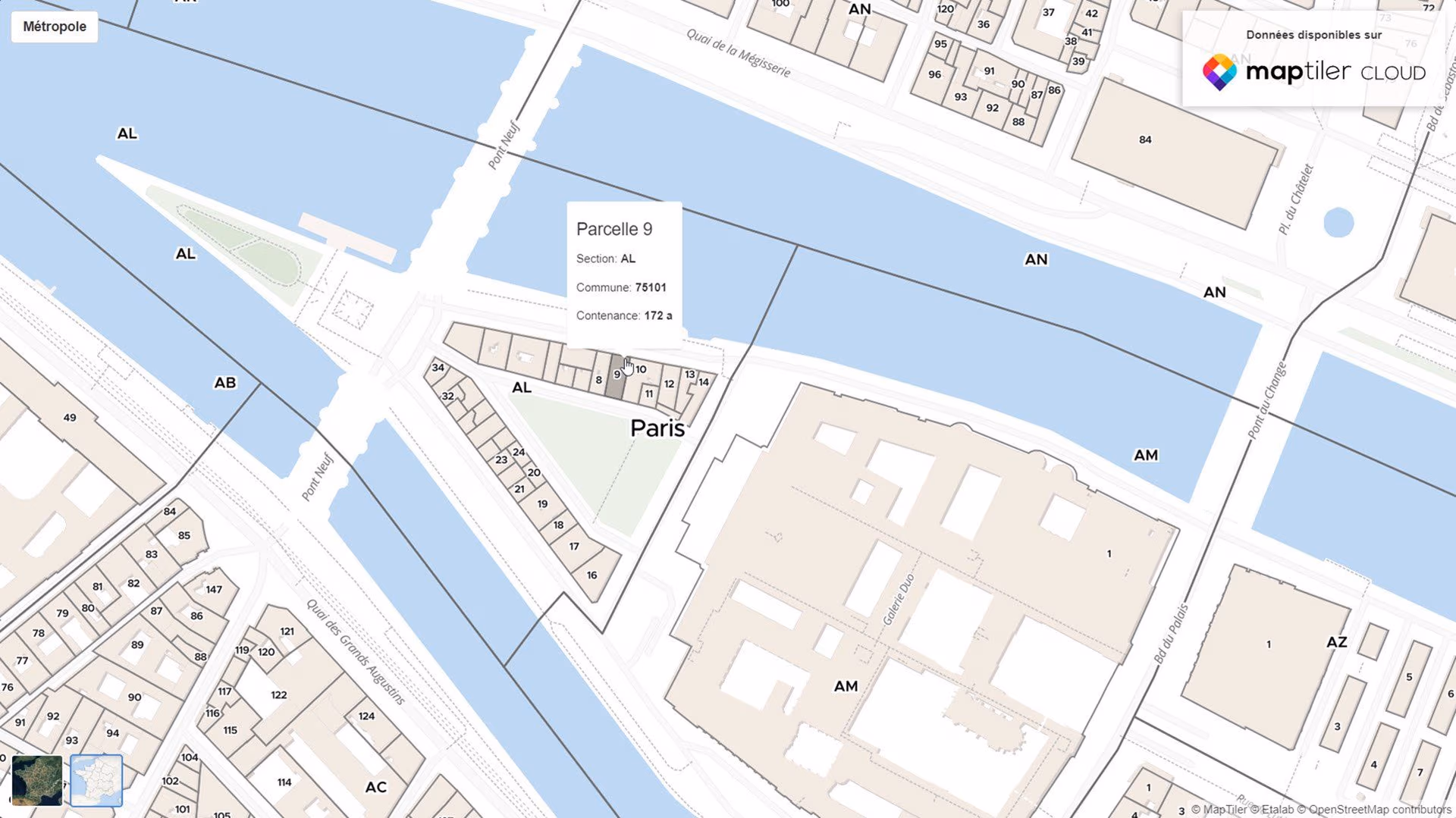 cadastre app