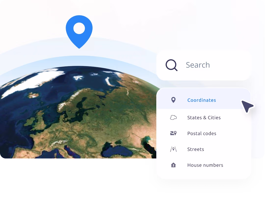 Search & geocoding of the entire world
