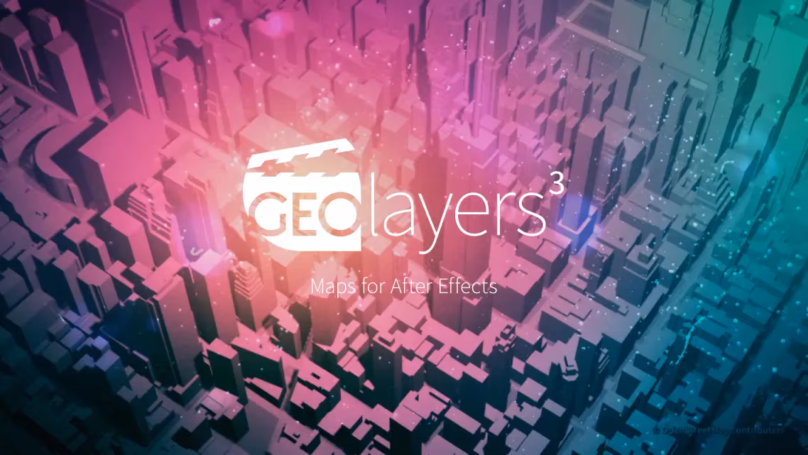 Geolayers plugin for Adobe After Effects