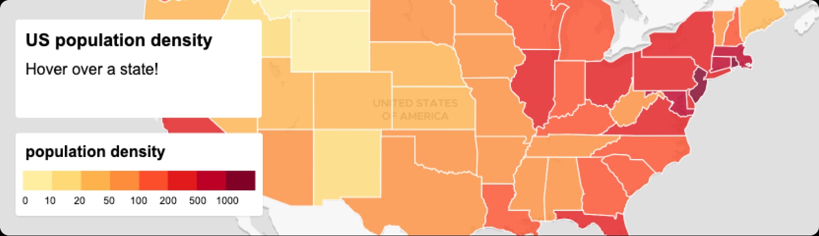 Interactive choropleth maps