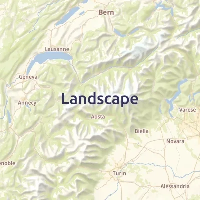 Landscape map