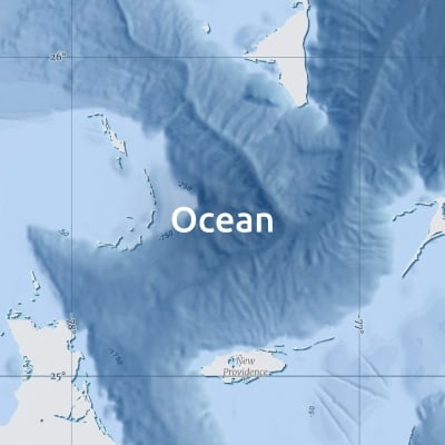 Ocean map