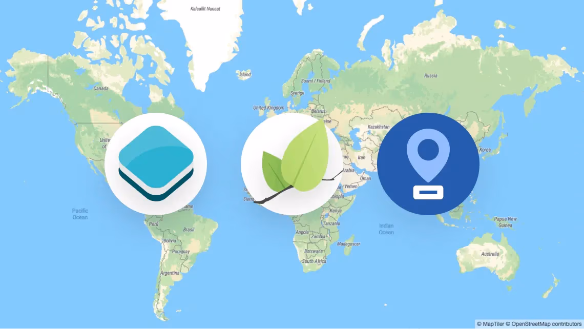OpenStreetMap OpenLayers, Leaflet, MapLibre