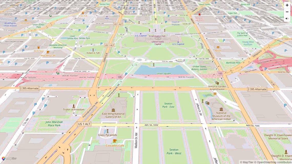 OpenStreetMap vector tiles