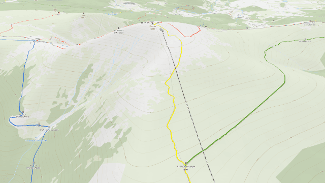 Outdoor map in 3D