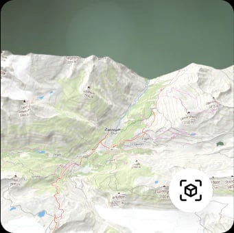 outdoor map model in augmented reality