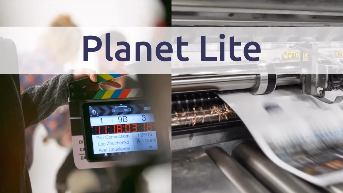 Planet lite - maps for printing a videos without attribution