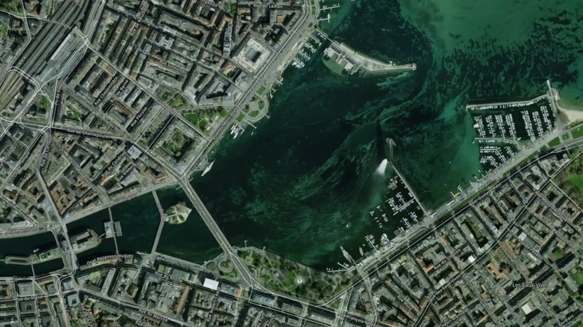 Aerial photography port
