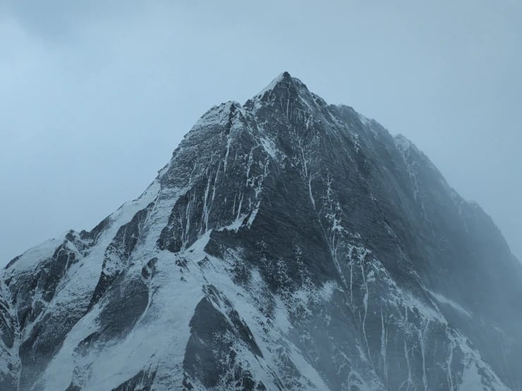 World creator image - misty mountain top for a game