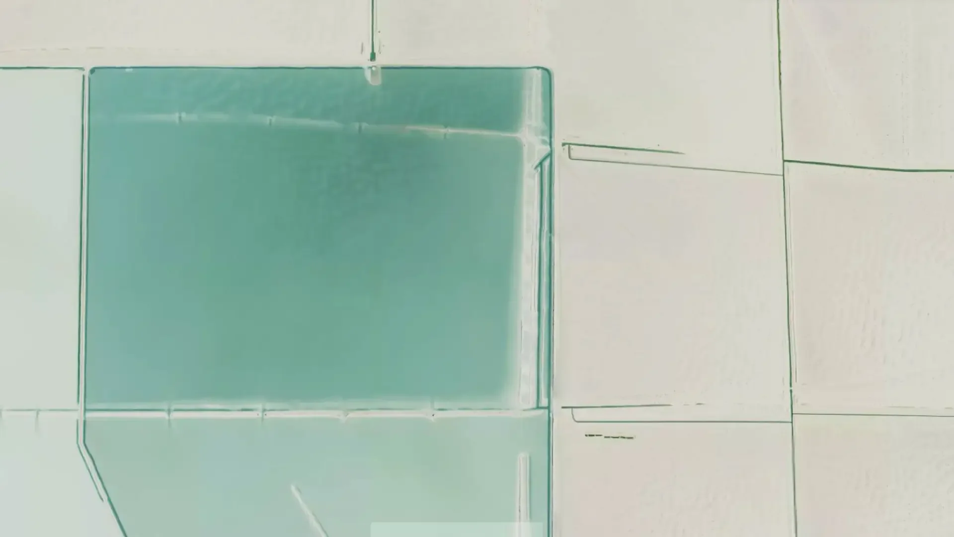 Aerial photography salt field