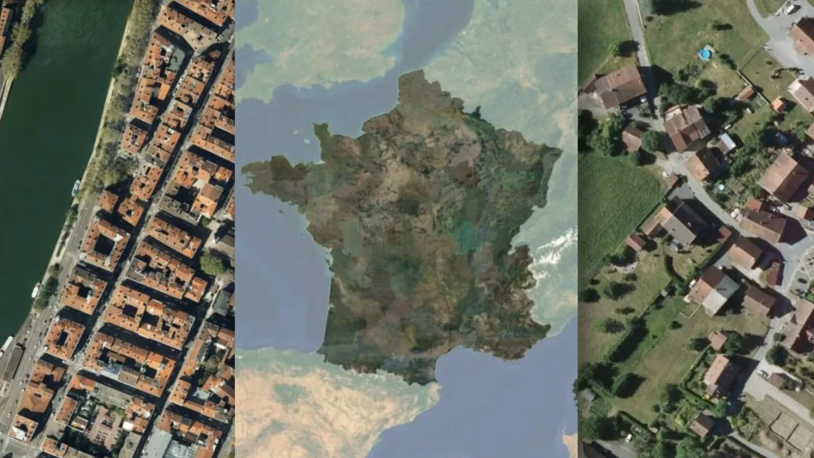 detailed satellite and high-resolution aerial map of the entire world