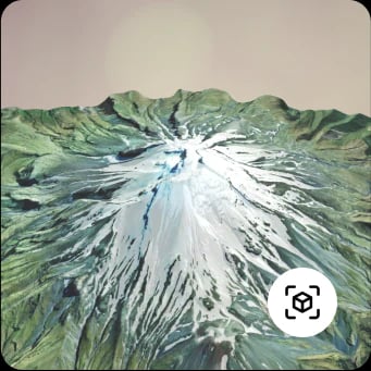 satellite map model in augmented reality
