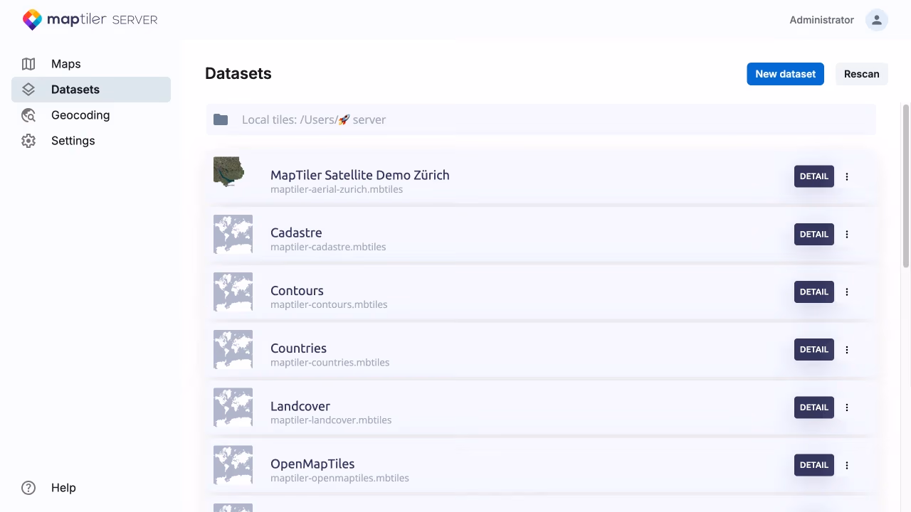 Web map services offline
