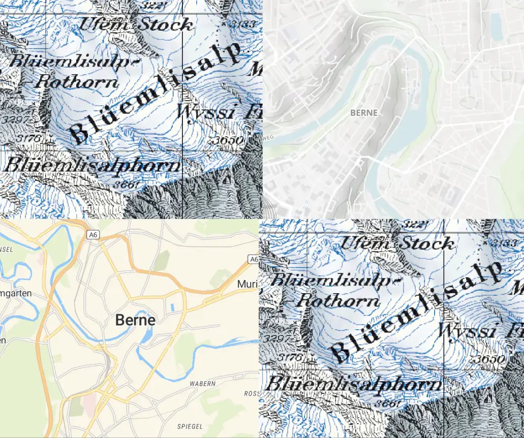 swisstopo mapstyle