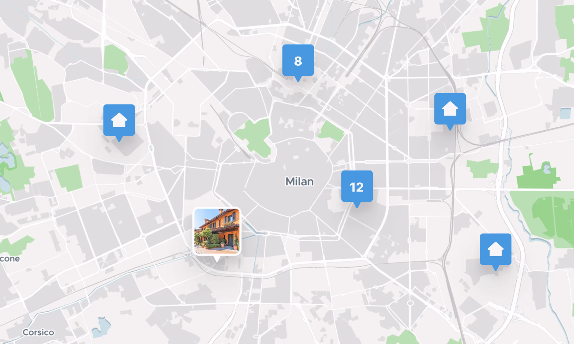 Real-estate map