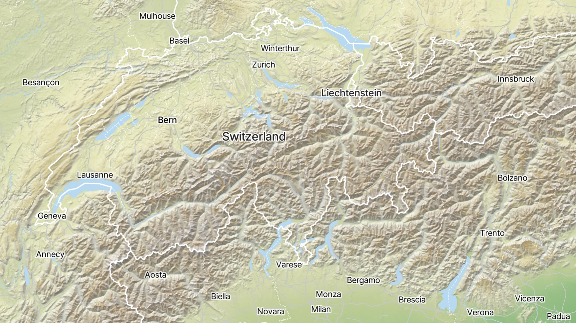 New hillshading and color relief functionality