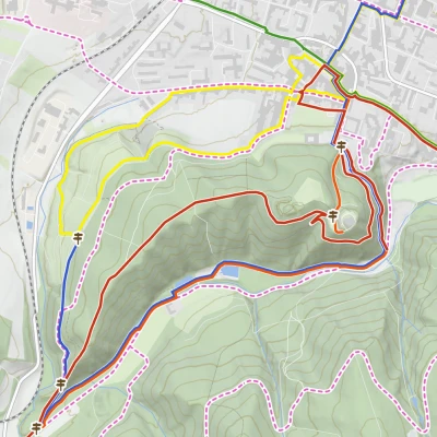 Hiking map