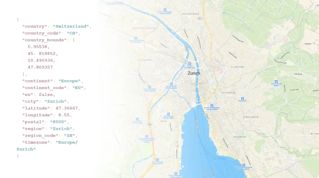 Center map to visitor’s location