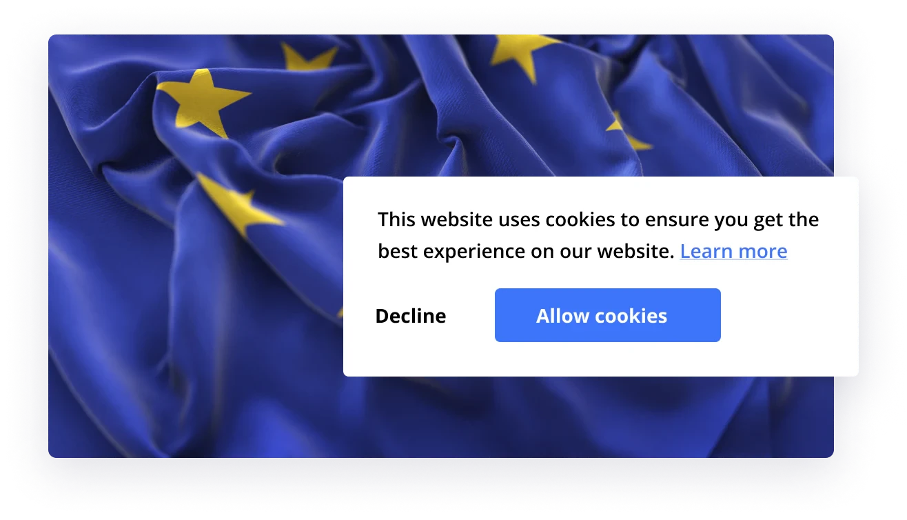EU cookie script only for European clients