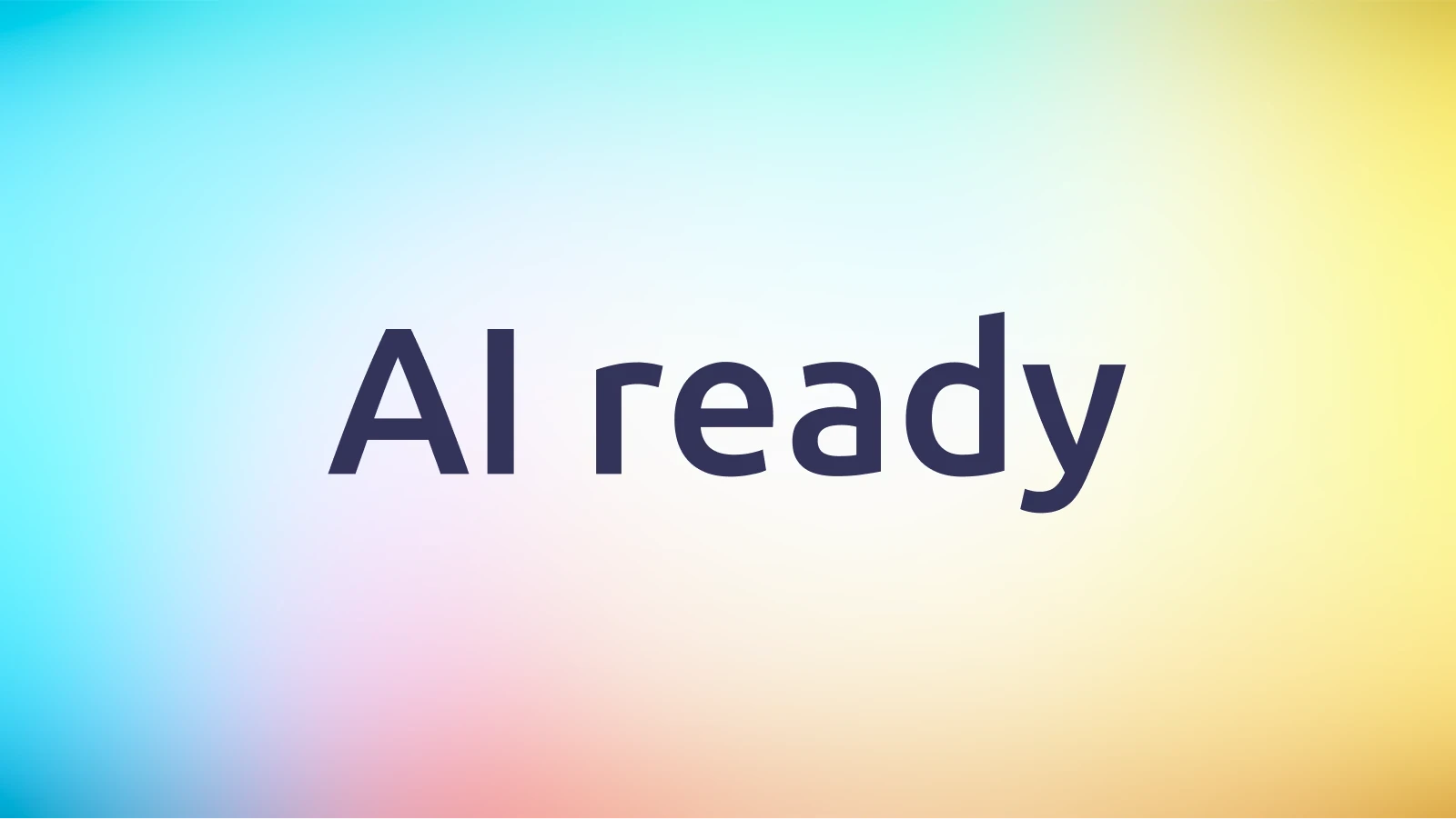 AI ready 3D maps