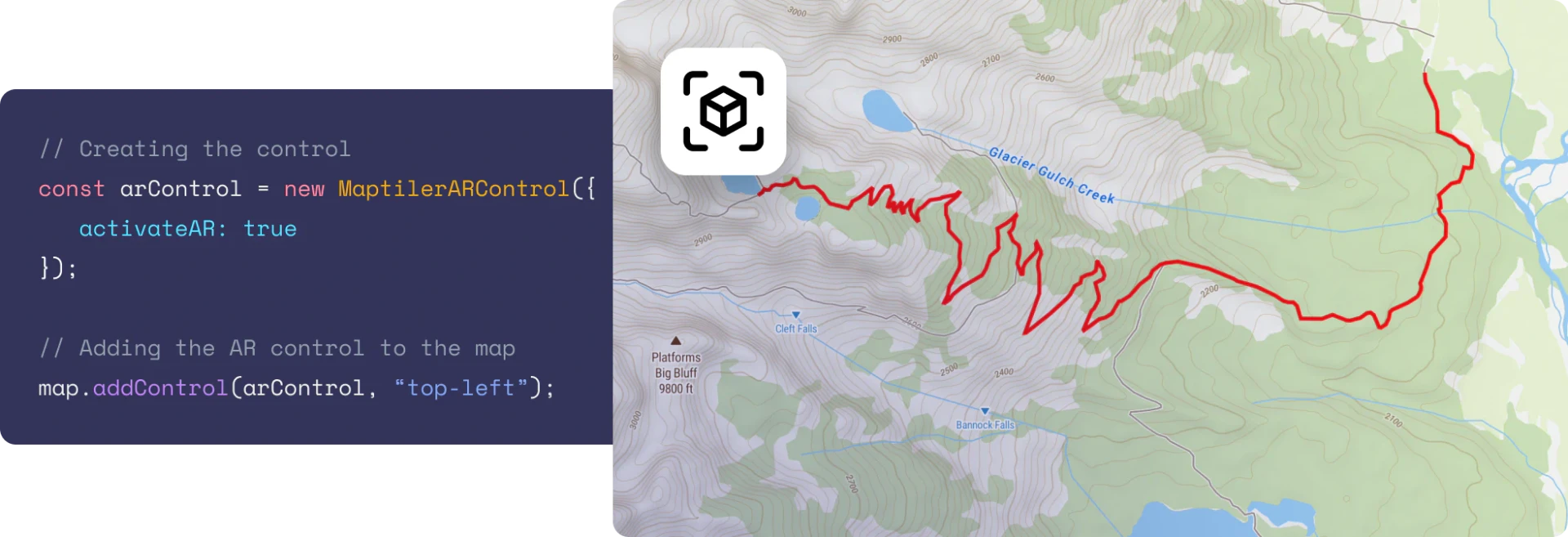 Maps in AR - source code