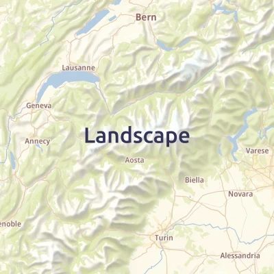 Landscape map