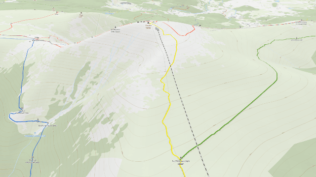 Outdoor map in 3D