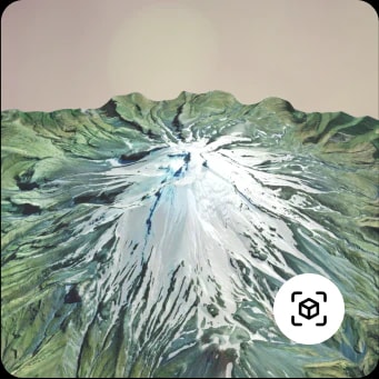 satellite map model in augmented reality