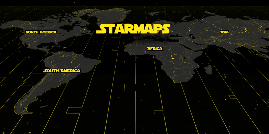 Star Wars themed map