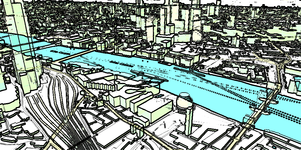 Pencil 3D map