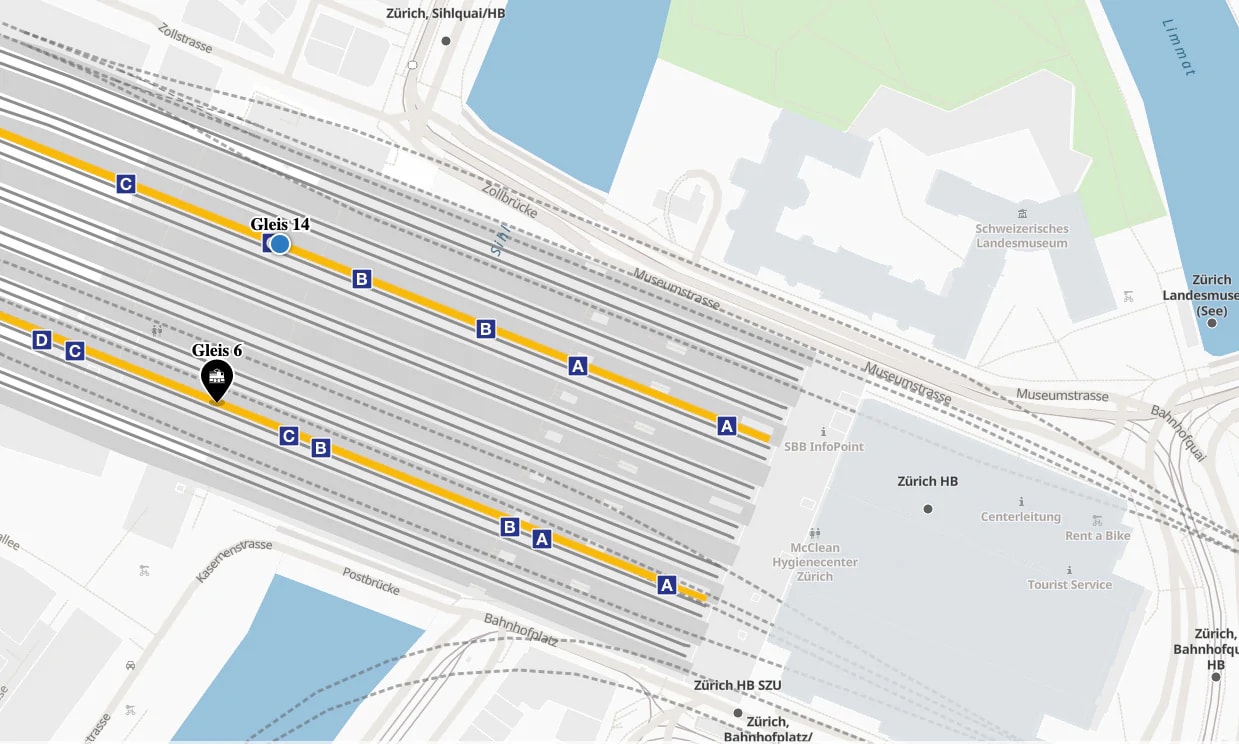 Train station Map
