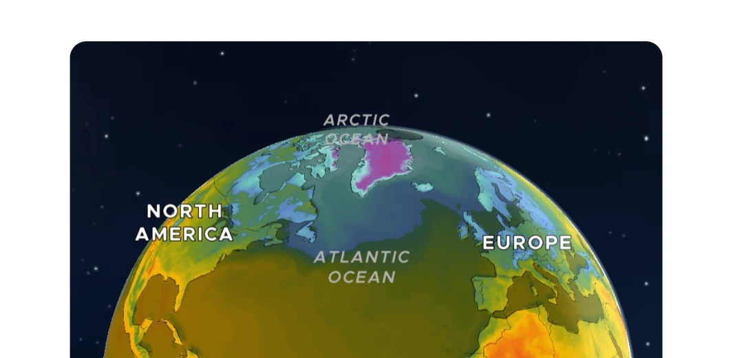 Weather map