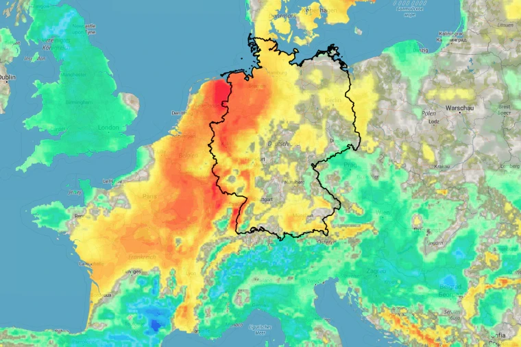 Maps for weather visualization