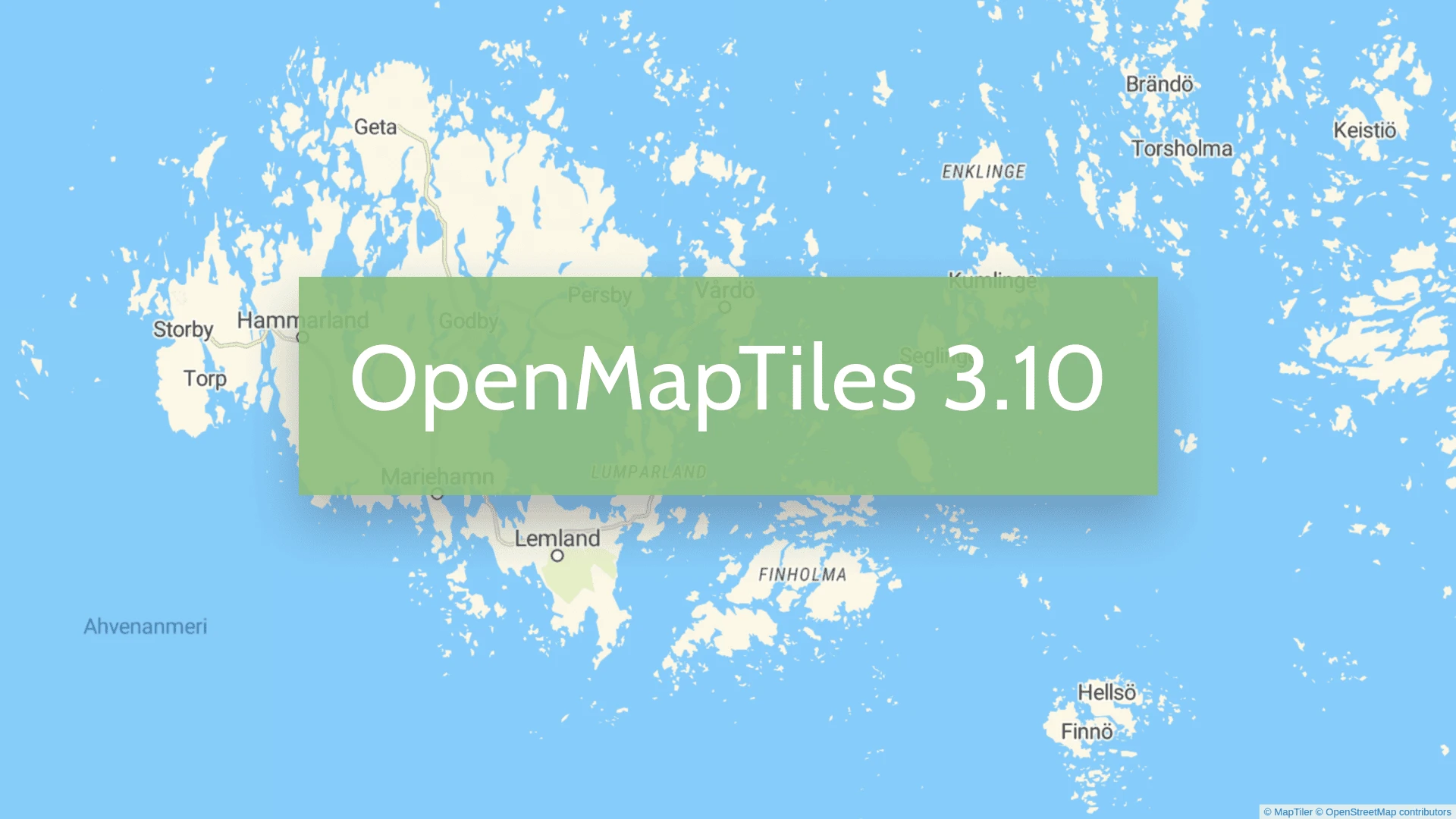 OpenMapTiles 3.10 with islands