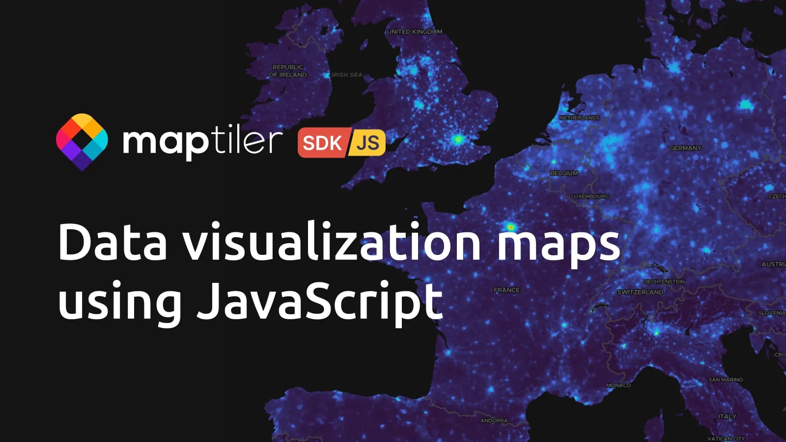 Data visualization JavaScript libraries on a map