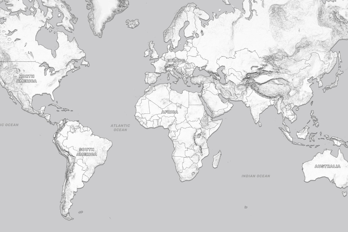 Backdrop map for weather