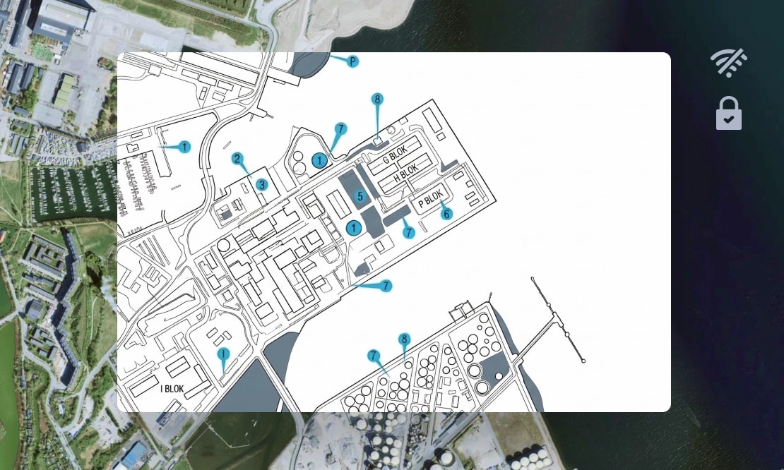 Secure georeferencing on-prem