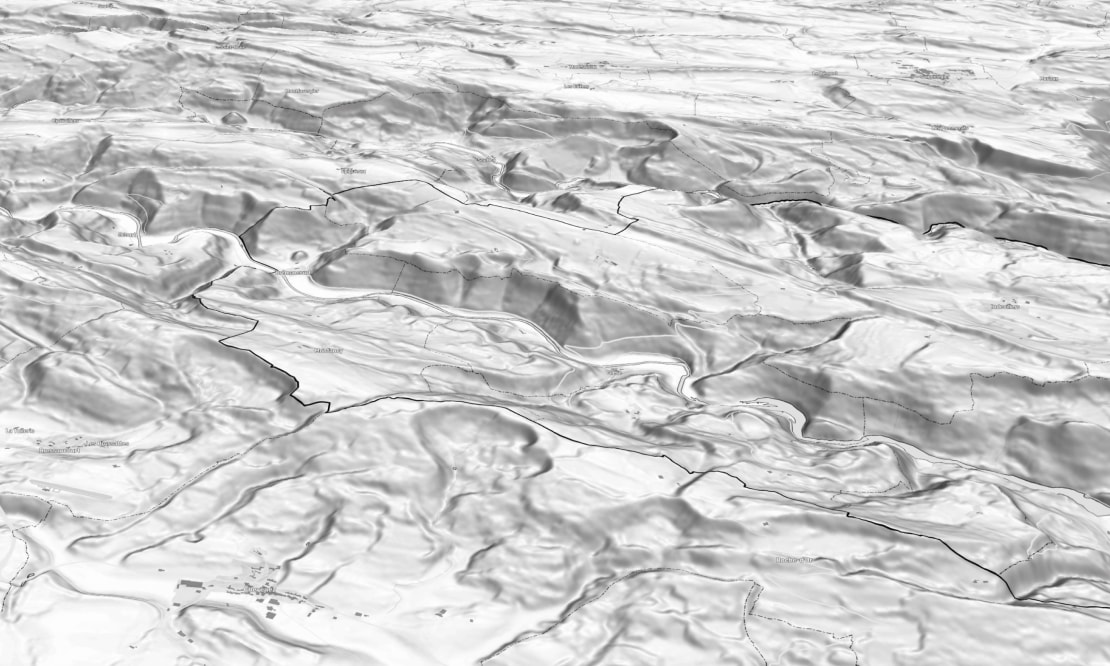 Terrain for overlays