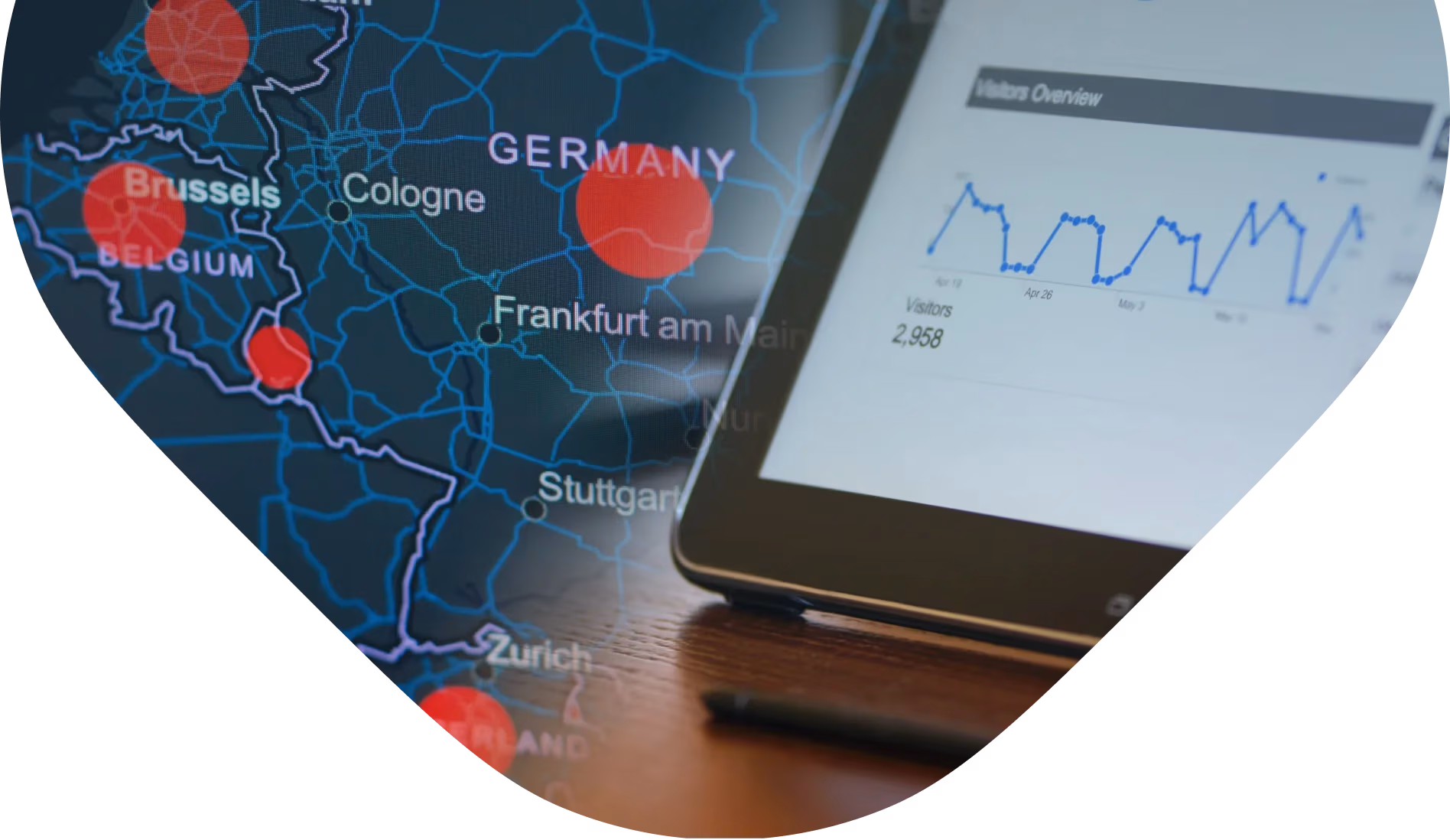Business data dashboard