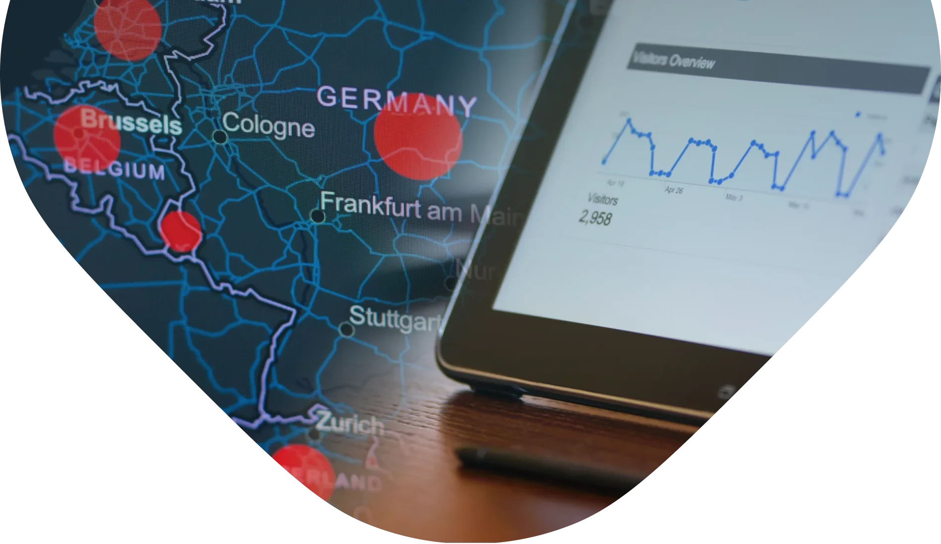 Business data dashboard