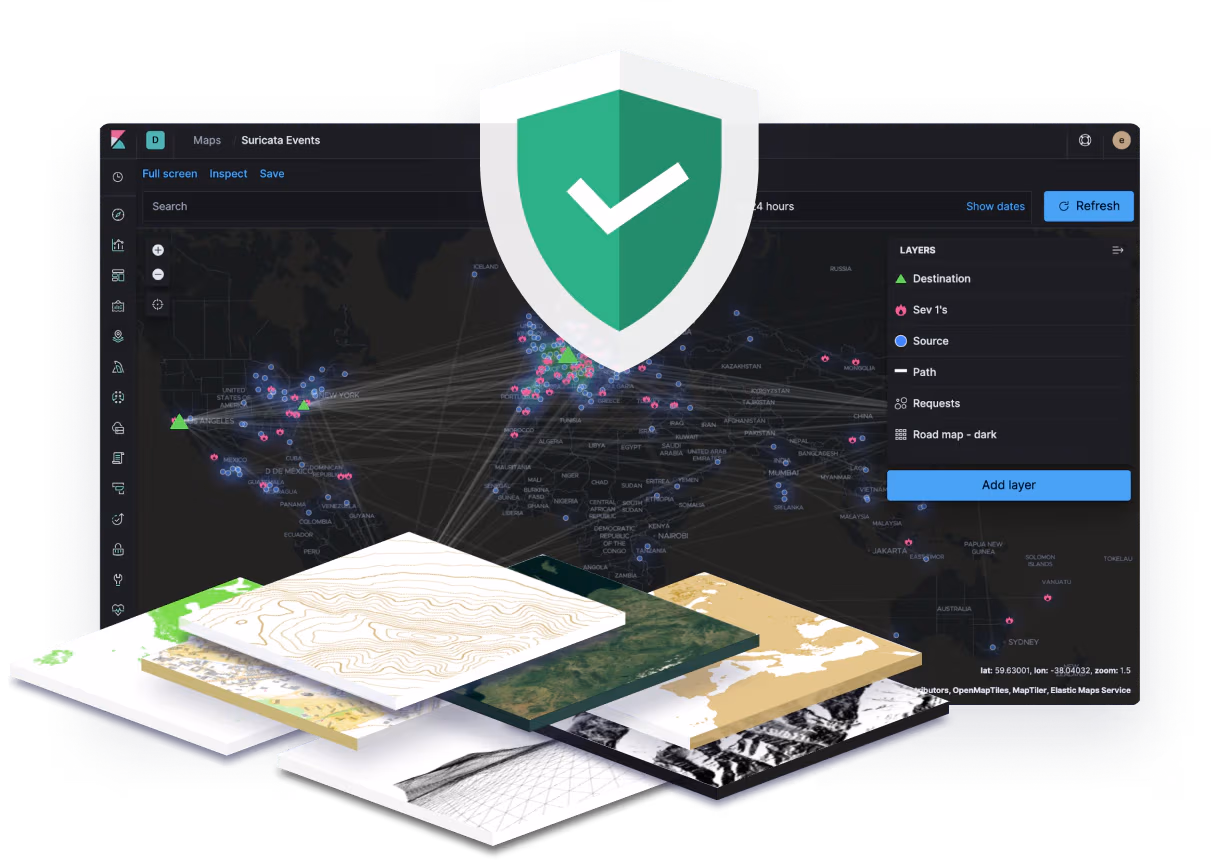 Business Intelligence software with self-hosted maps