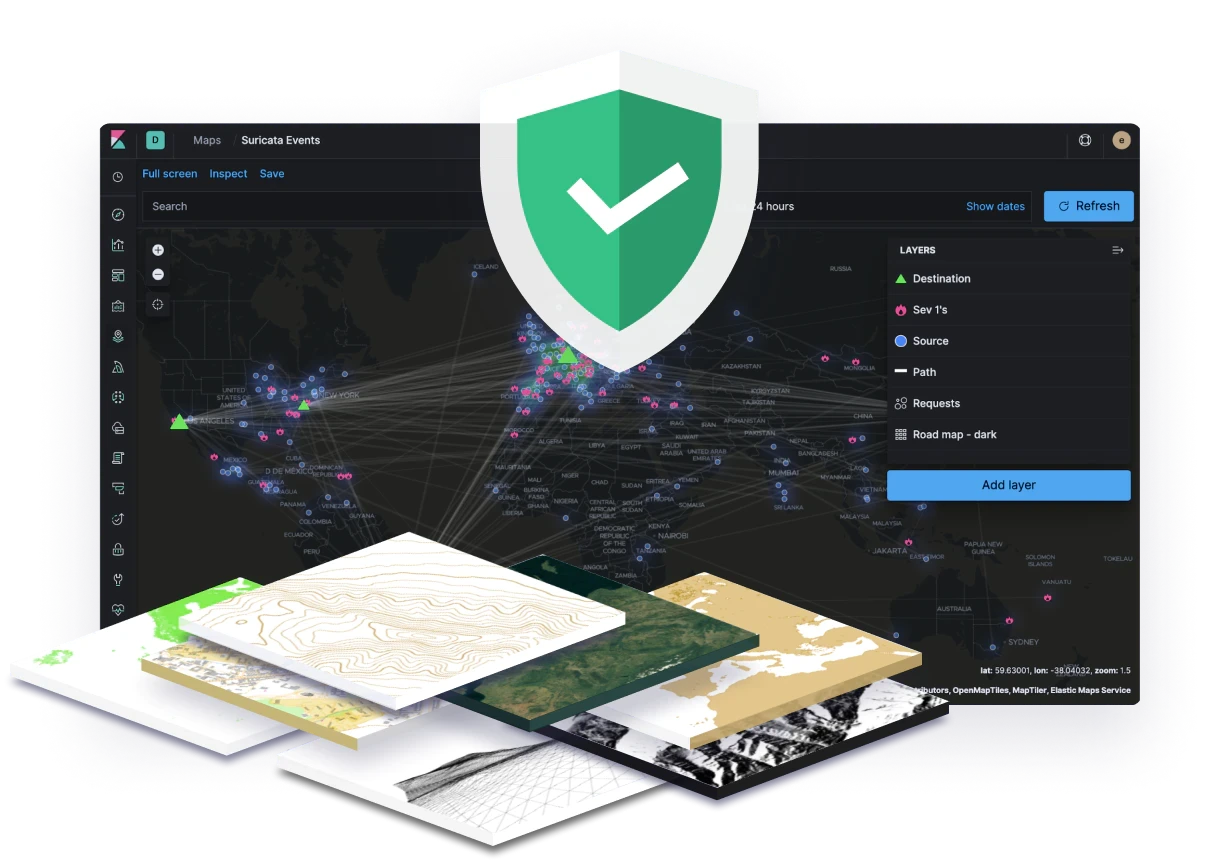 Business Intelligence software with self-hosted maps